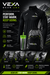 VEXA1/4 Zip Long Sleeve Compression Shirts