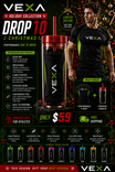 VEXA Men's Performance Compression T-Shirt | Quick-Dry Athletic Gym & Running Shirt