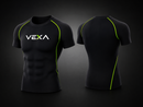 VEXA Race Performance Tee – Black/Green + Premium Tumbler Bundle