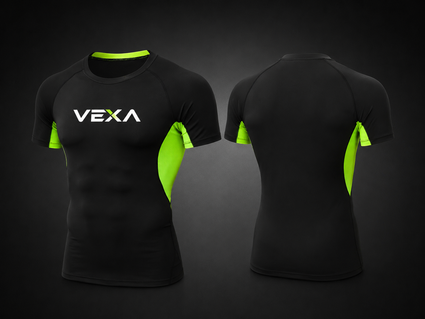 VEXA Men's Performance Compression T-Shirt | Quick-Dry Athletic Gym & Running Shirt
