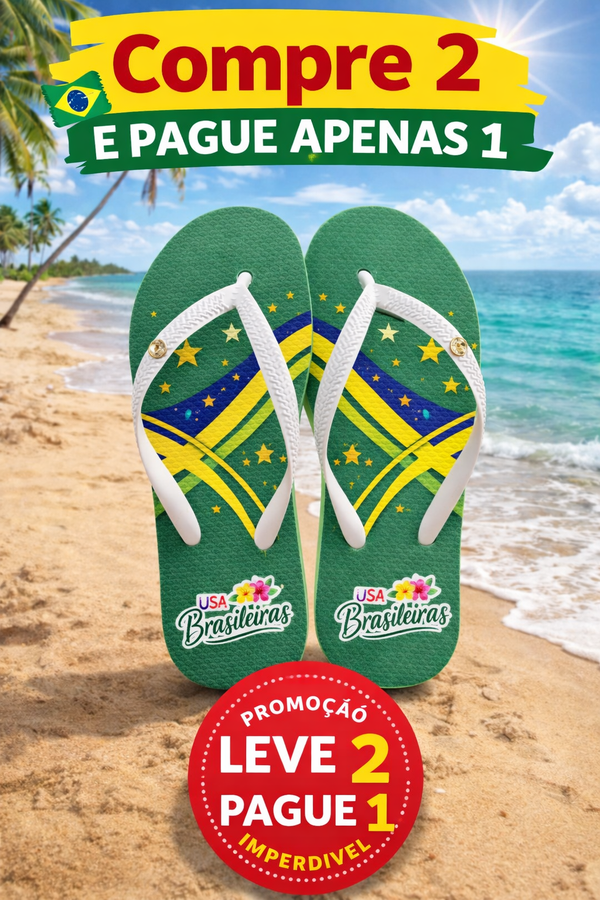 Sandalia USA Brasileiras Exclusiva - Feminina