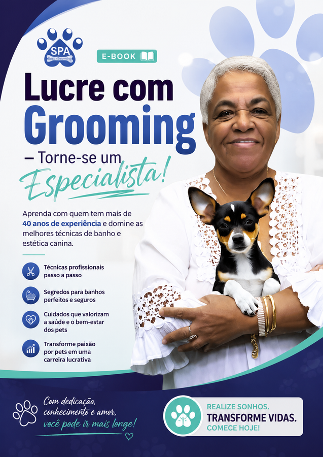 As melhores técnicas de banho e estética canina