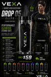VEXA Race Performance Tee – Black/Green + Premium Tumbler Bundle