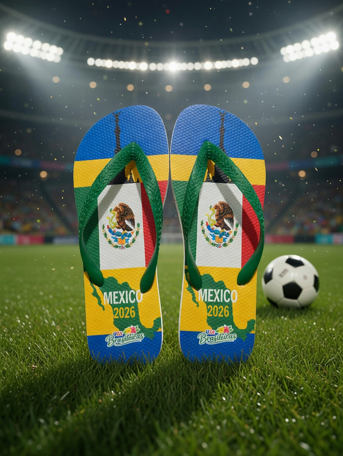 Sandália USA Brasileiras Edição América 2026 - México